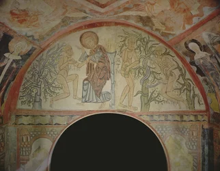 Adam and Eve, from a Reconstructed Roman Chapel